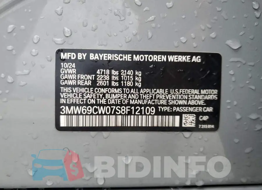 3MW69CW07S8F12109 Photo# 12