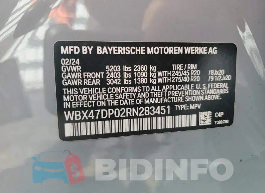 WBX47DP02RN283451 Photo# 13