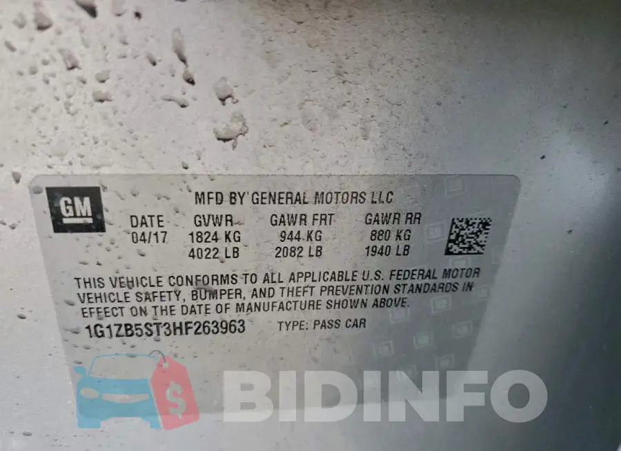 1G1ZB5ST3HF263963 Photo# 12