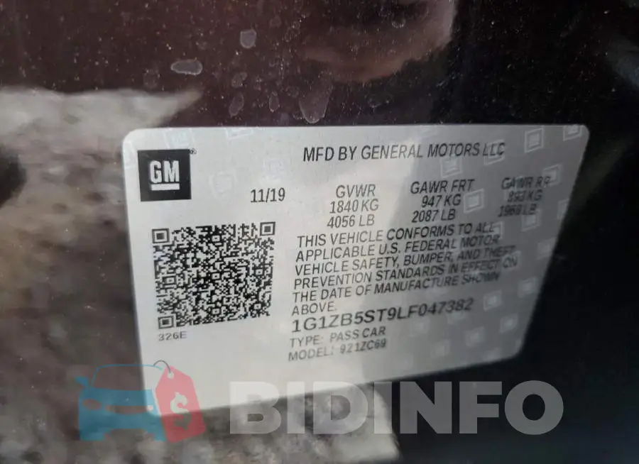 1G1ZB5ST9LF047382 Photo# 12