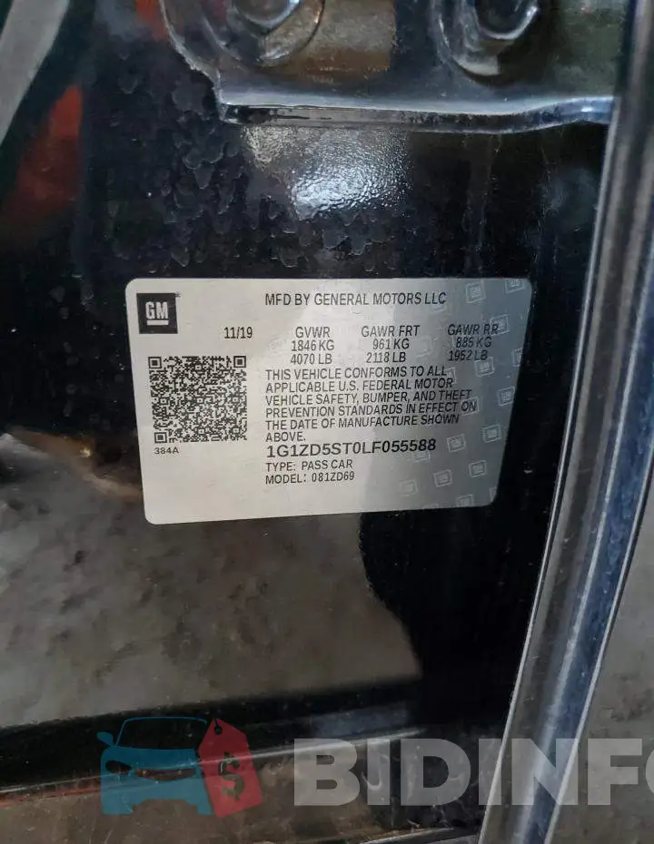 1G1ZD5ST0LF055588 Photo# 13