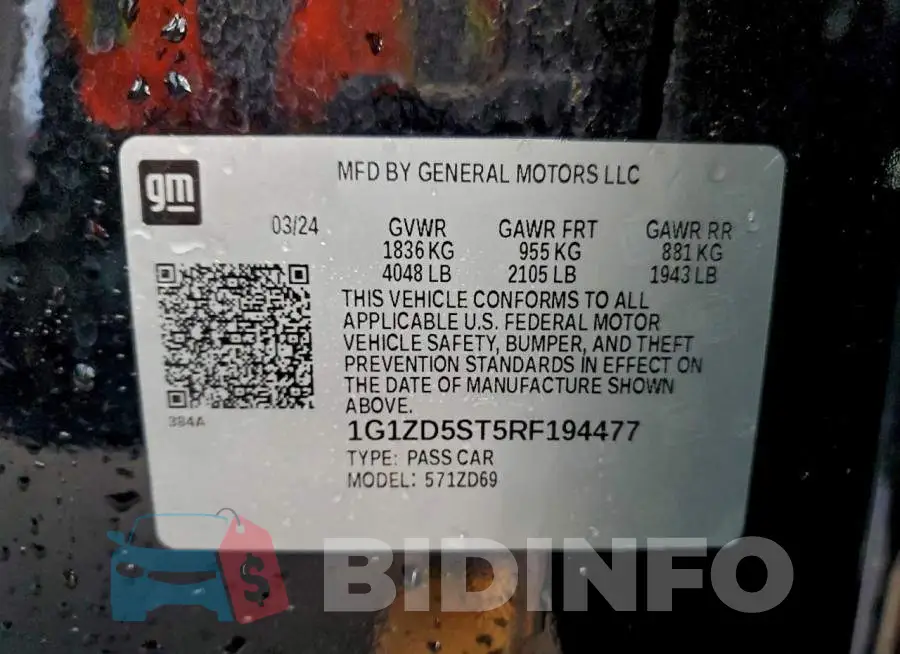 1G1ZD5ST5RF194477 Photo# 13