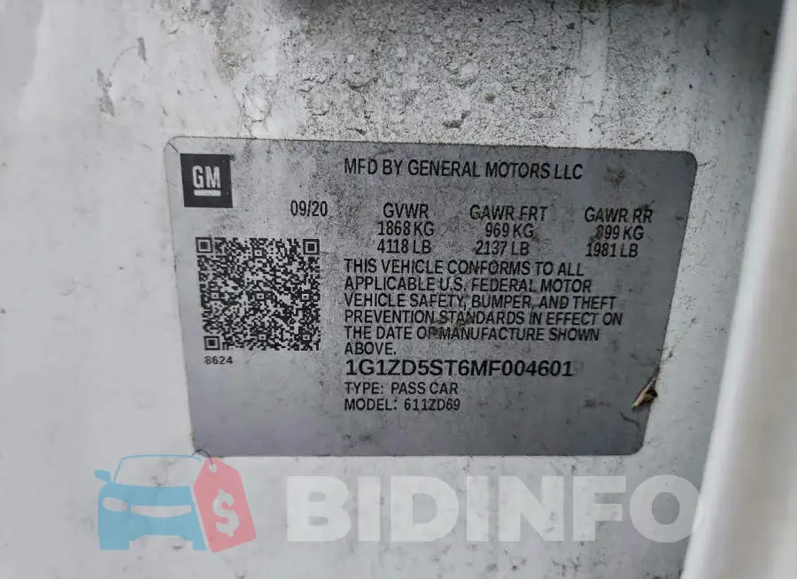 1G1ZD5ST6MF004601 Photo# 12