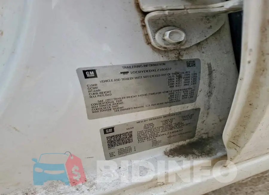 1GCRYDEDXLZ160437 Photo# 12