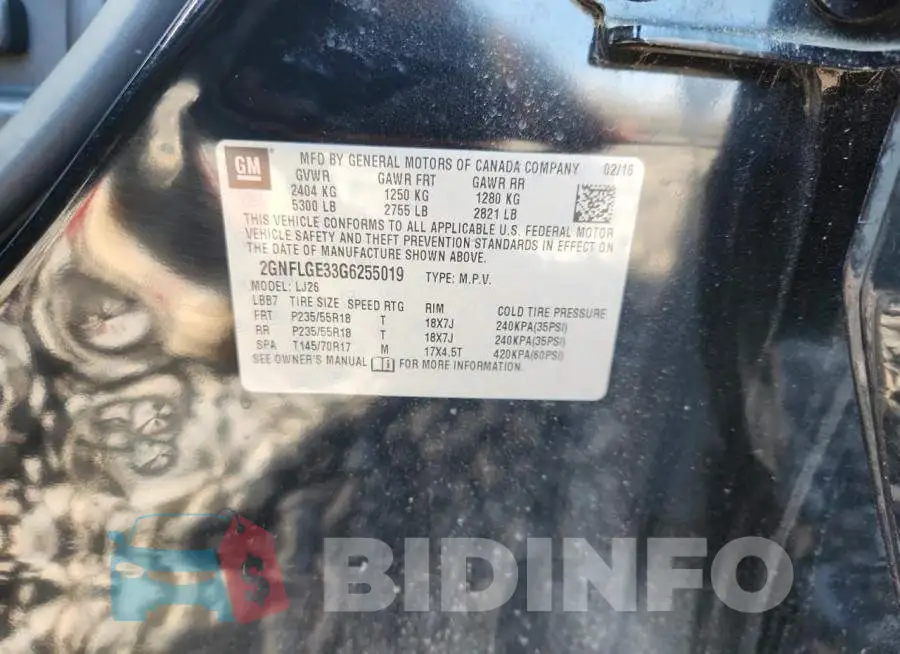 2GNFLGE33G6255019 Photo# 13