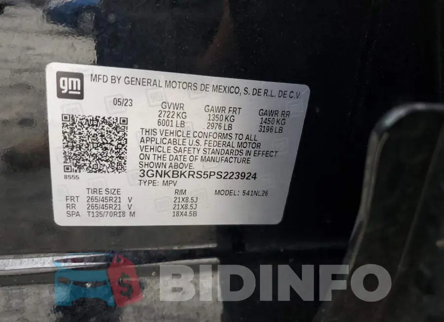 3GNKBKRS5PS223924 Photo# 13