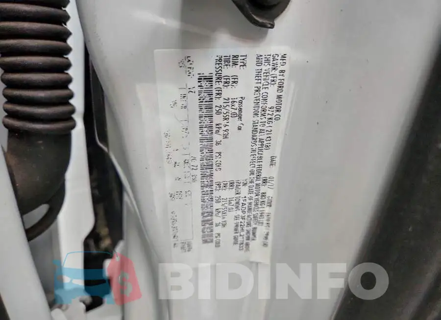 1FADP3F22HL217833 Photo# 12
