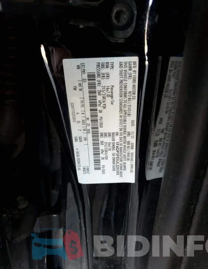 1FADP3FE0JL226305 Photo# 12