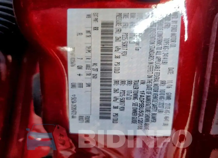 1FADP5BU5GL120188 Photo# 12