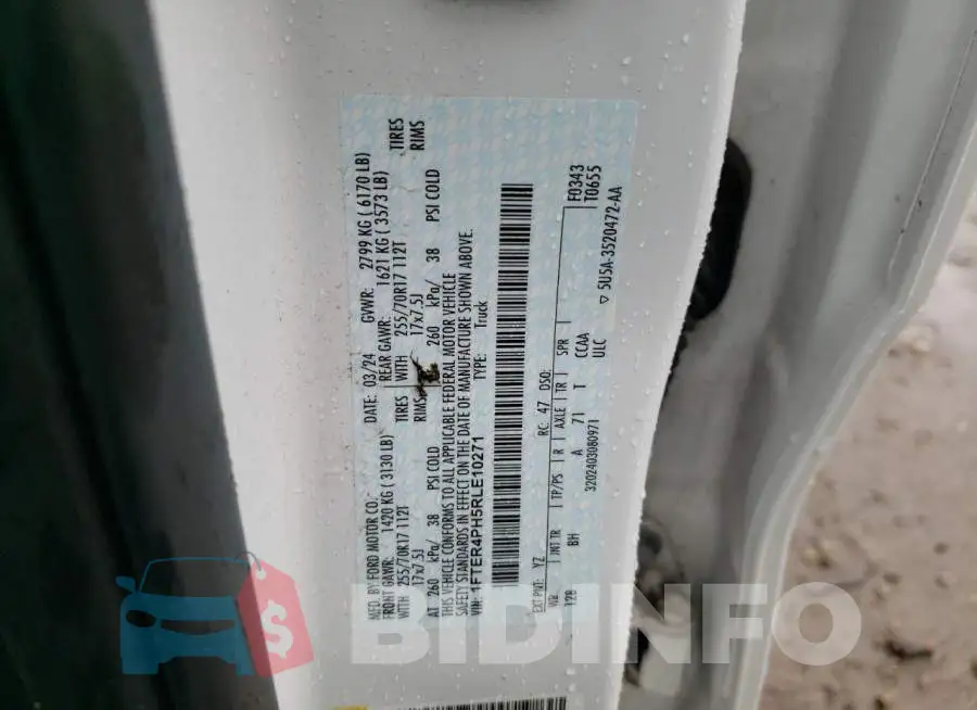 1FTER4PH5RLE10271 Photo# 12