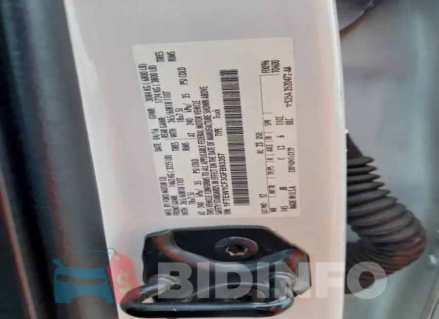 1FTEW1CF3GFB93357 Photo# 13