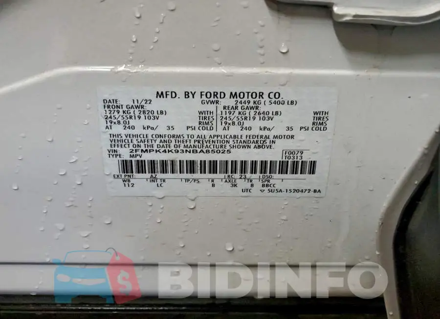 2FMPK4K93NBA85025 Photo# 13
