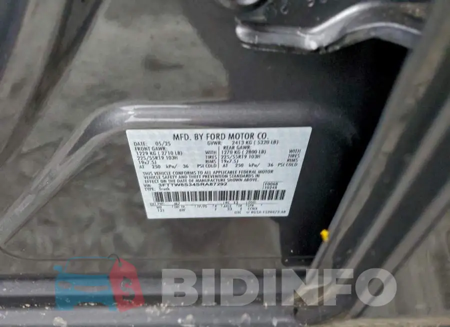 3FTTW8S34SRA87292 Photo# 13