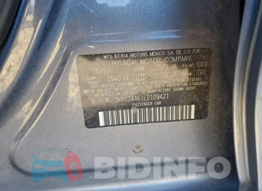 3KPC24A61LE109421 Photo# 12