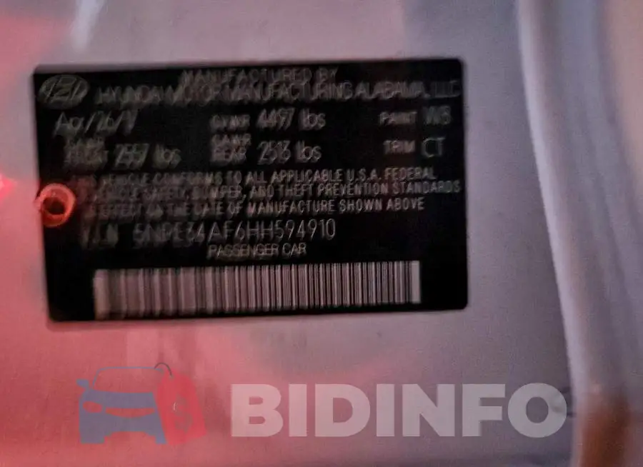 5NPE34AF6HH594910 Photo# 12