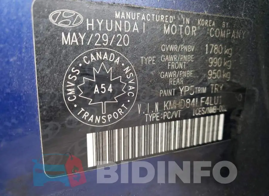 KMHD84LF4LU101150 Photo# 13