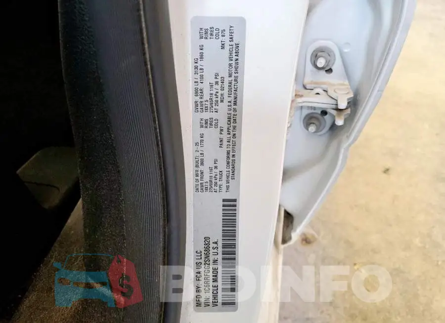 1C6RRFGG2SN686820 Photo# 12
