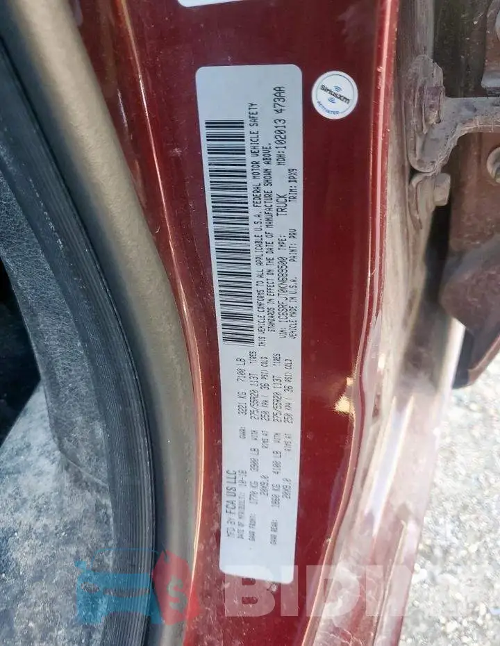 1C6SRFJT0KN689500 Photo# 12