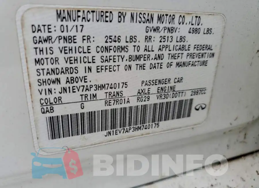 JN1EV7AP3HM740175 Photo# 12