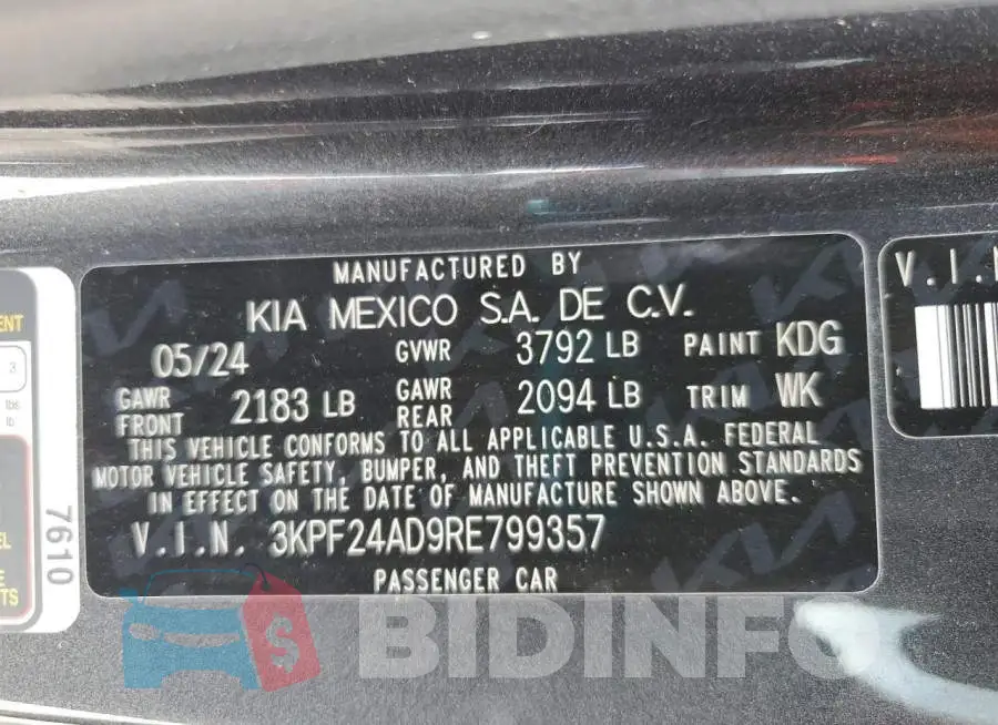 3KPF24AD9RE799357 Photo# 12