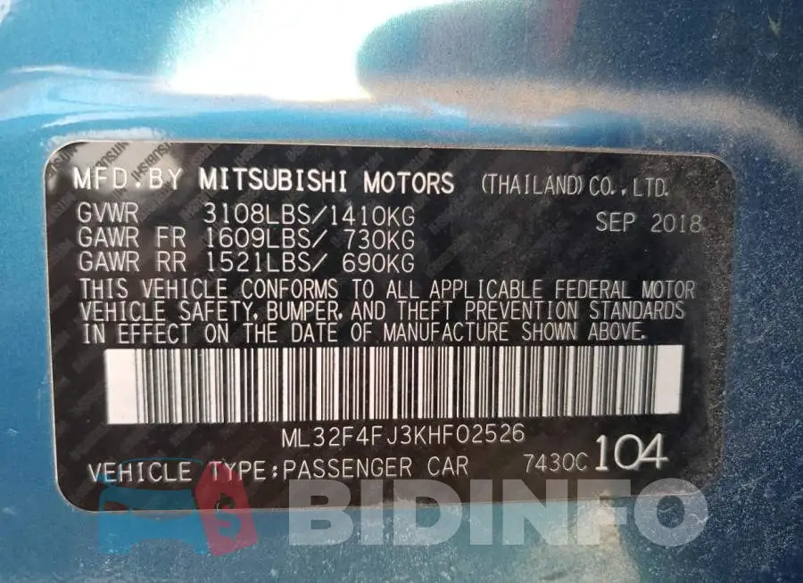 ML32F4FJ3KHF02526 Photo# 12