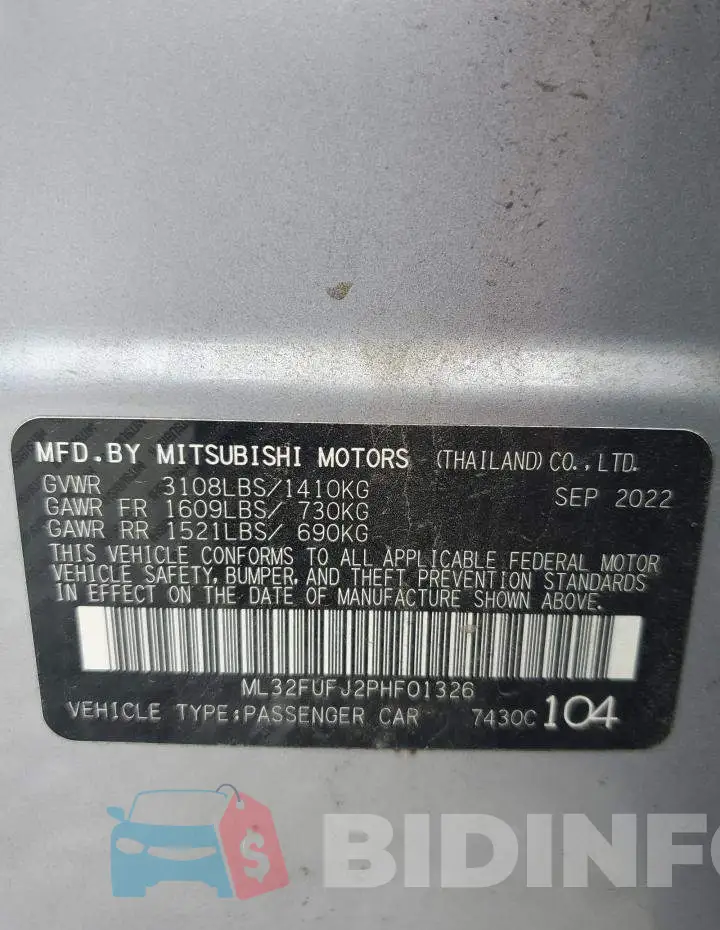 ML32FUFJ2PHF01326 Photo# 13