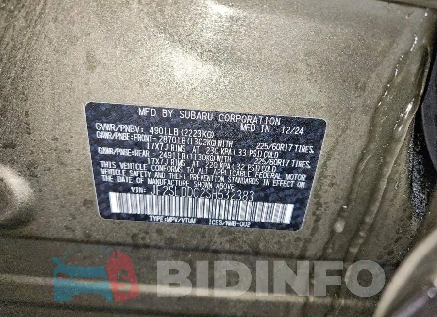 JF2SLDDC2SH532383 Photo# 13