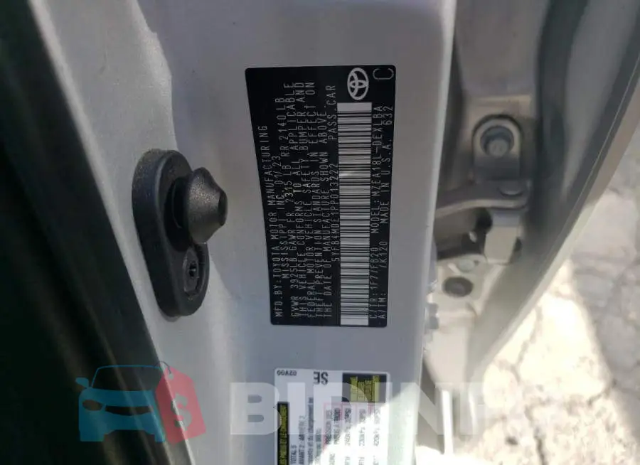 5YFB4MDE1PP013222 Photo# 12