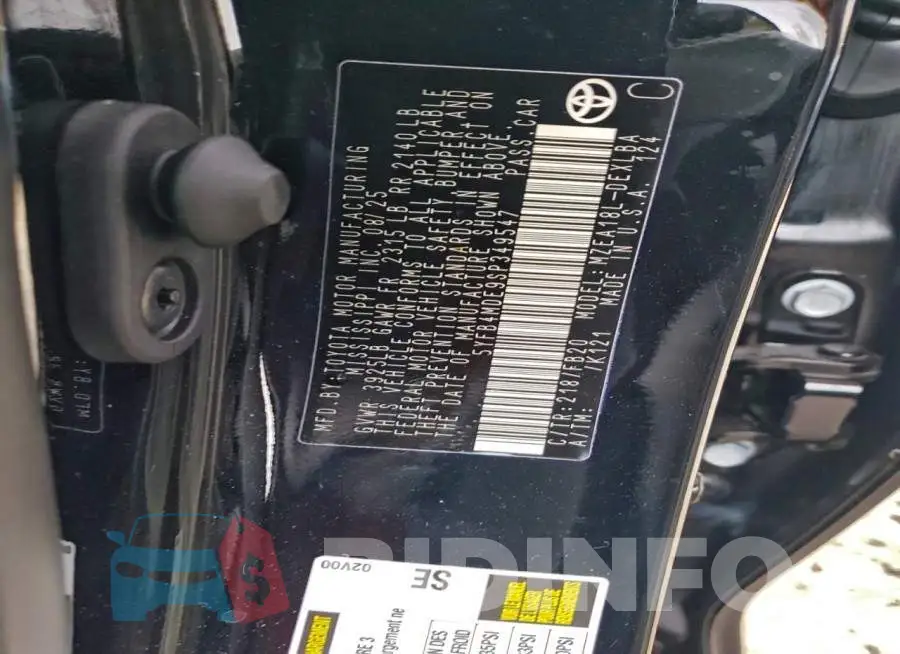 5YFB4MDE9SP349547 Photo# 12