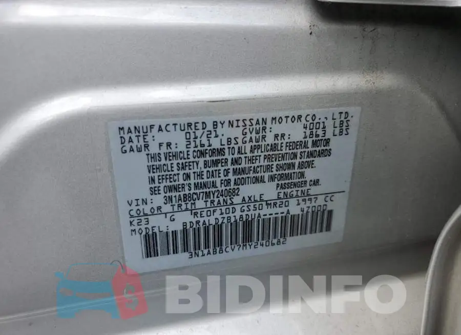 3N1AB8CV7MY240682 Photo# 12