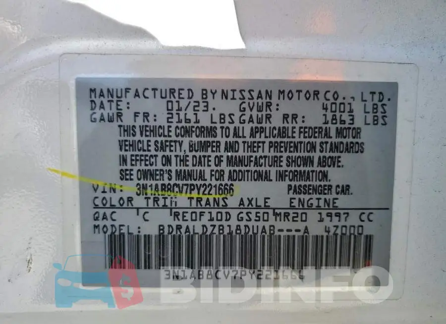 3N1AB8CV7PY221666 Photo# 12