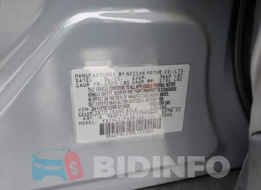 3N1CP5CV3ML511808 Photo# 13