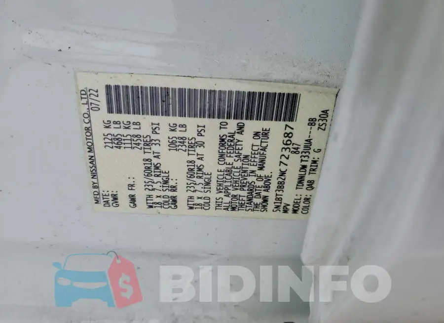 5N1BT3BB2NC723687 Photo# 13