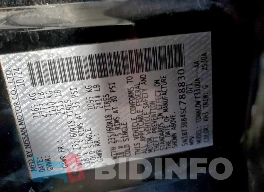 5N1BT3BB4SC788830 Photo# 14