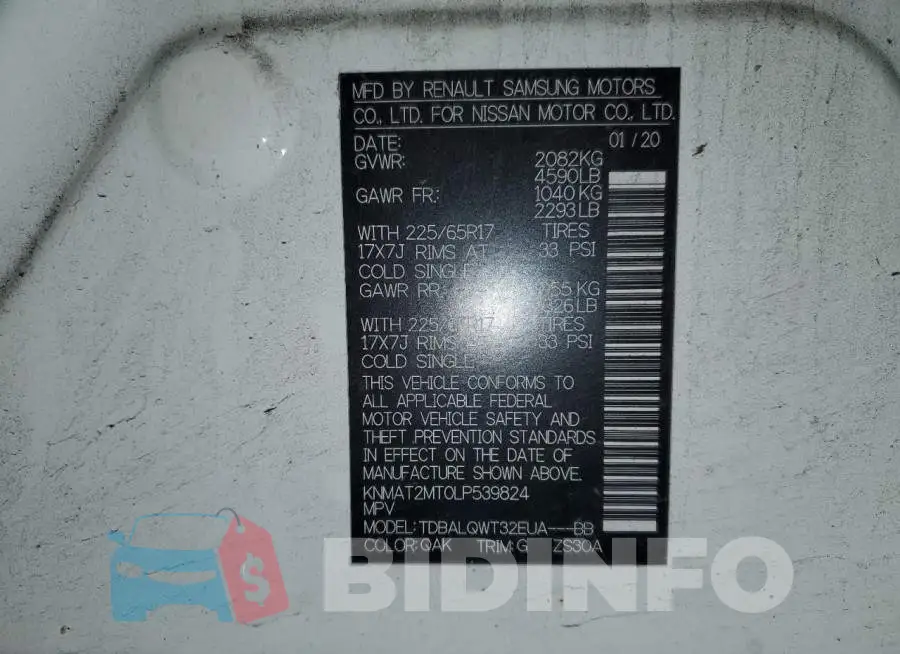 KNMAT2MT0LP539824 Photo# 13