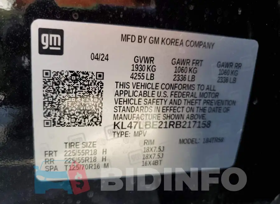 KL47LBE21RB217158 Photo# 12