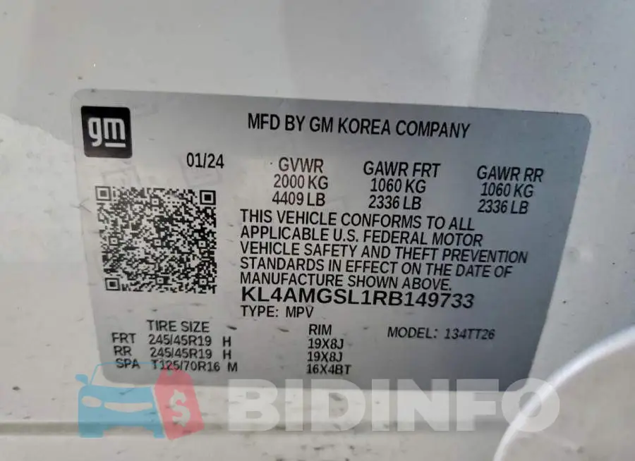 KL4AMGSL1RB149733 Photo# 13