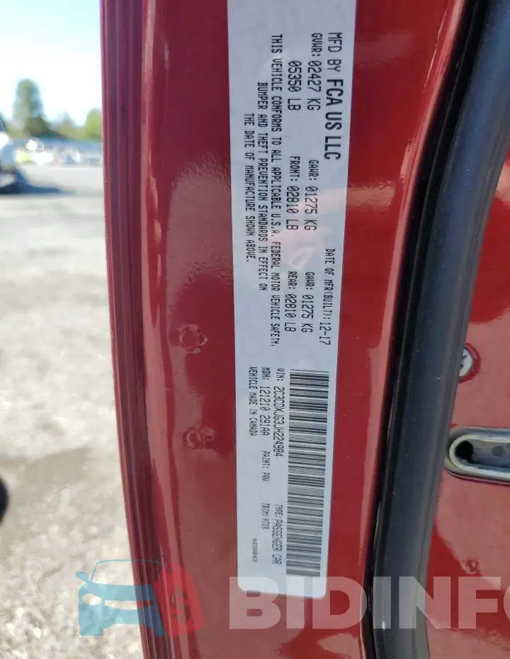 2C3CDXJG3JH224984 Photo# 12