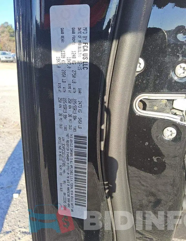 3C4PDCGG1GT187091 Photo# 13