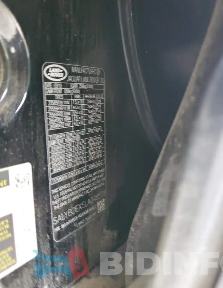 SALYB2EX5LA248539 Photo# 12