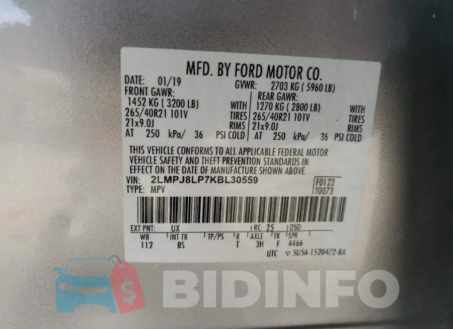 2LMPJ8LP7KBL30559 Photo# 13