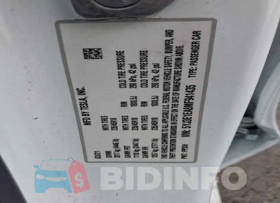 5YJ3E1EA8MF941435 Photo# 12