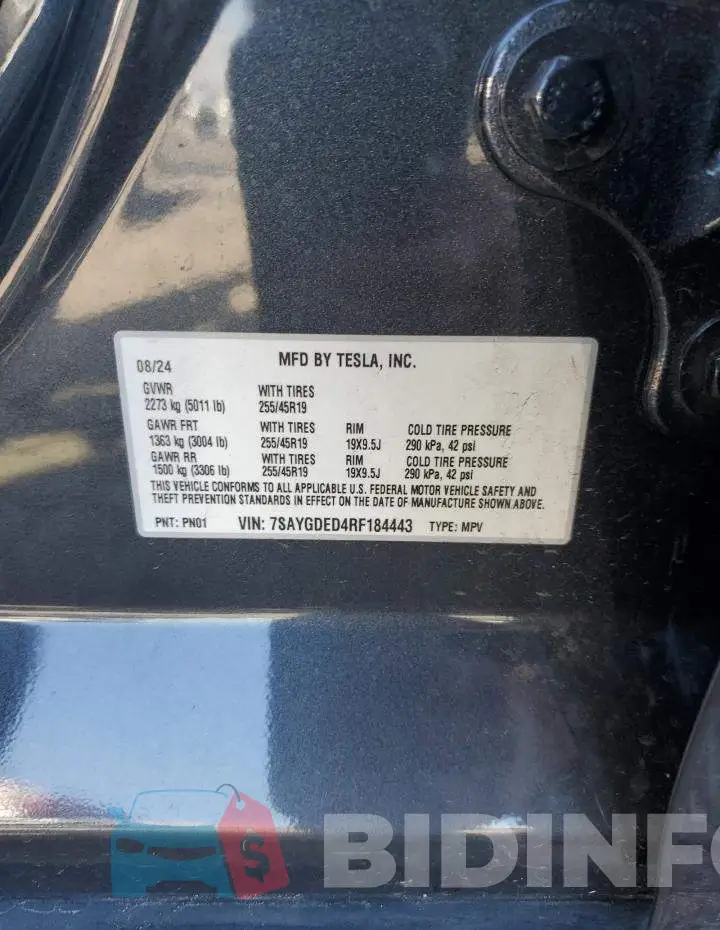 7SAYGDED4RF184443 Photo# 13