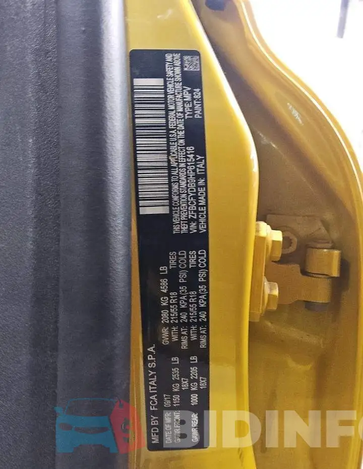 ZFBCFYDB9HP615416 Photo# 12