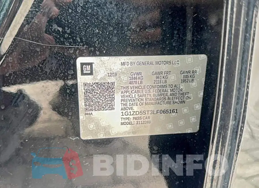 1G1ZD5ST3LF065161 Photo# 10