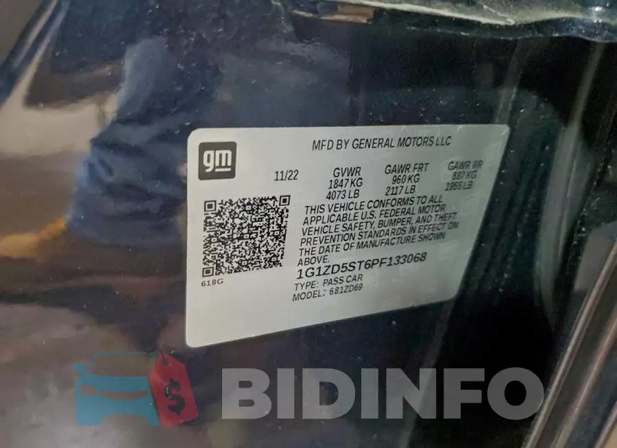1G1ZD5ST6PF133068 Photo# 12