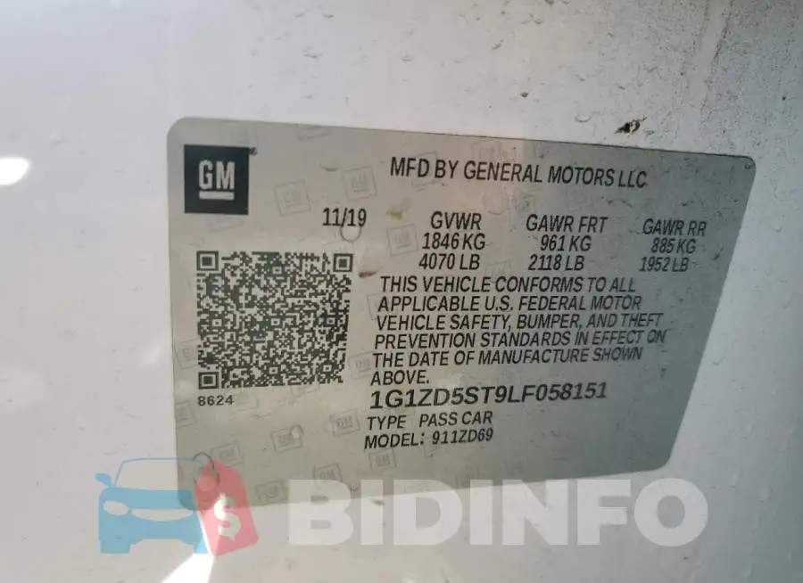 1G1ZD5ST9LF058151 Photo# 12