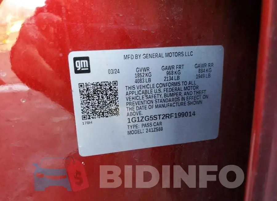 1G1ZG5ST2RF199014 Photo# 12
