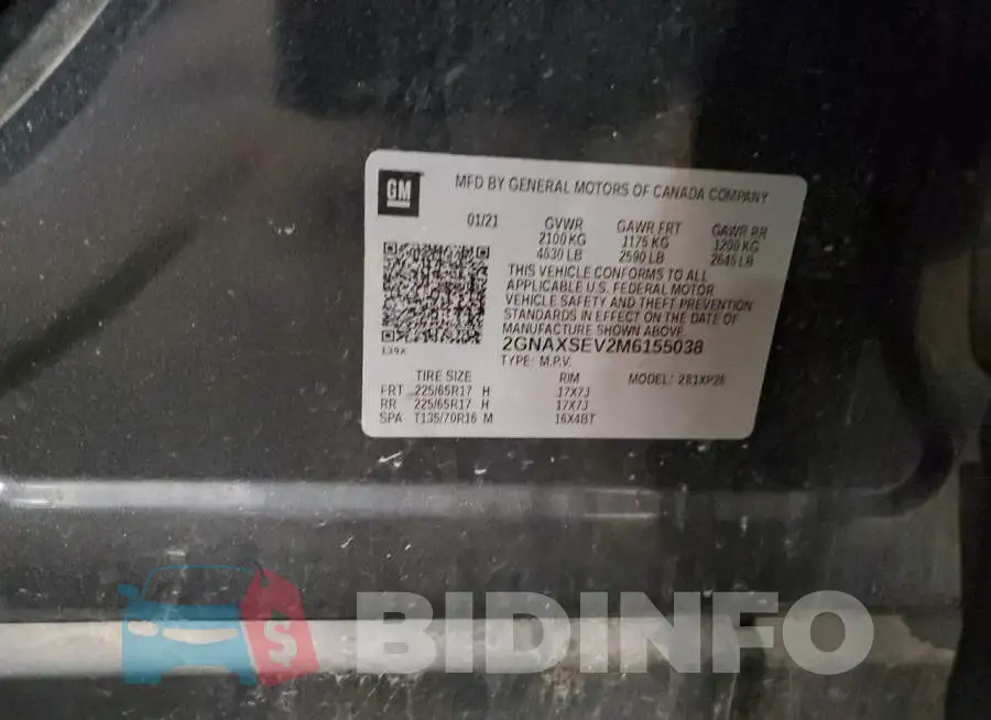 2GNAXSEV2M6155038 Photo# 13