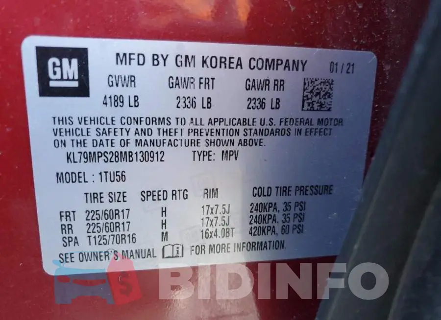 KL79MPS28MB130912 Photo# 13